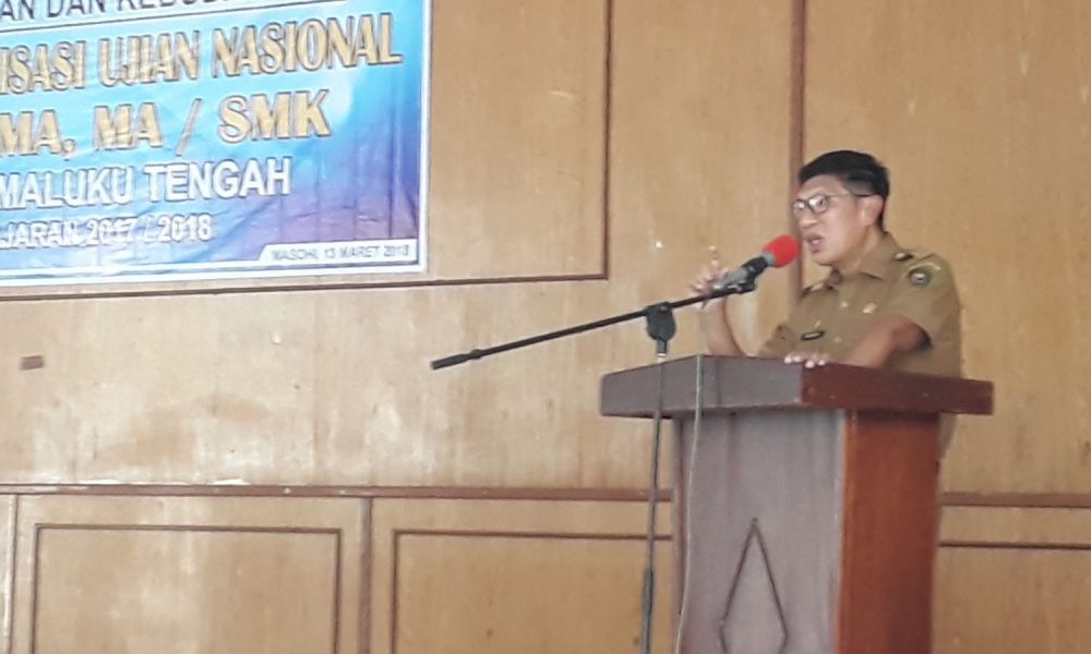 Thio Heran di Malteng Penyelenggara UNBK Minim