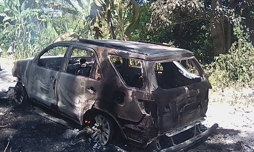 Mobil Wagub NTT Hangus Terbakar