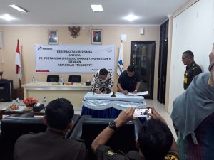 Kejati NTT dan Pertamina MOR V Jalin Kerjasama