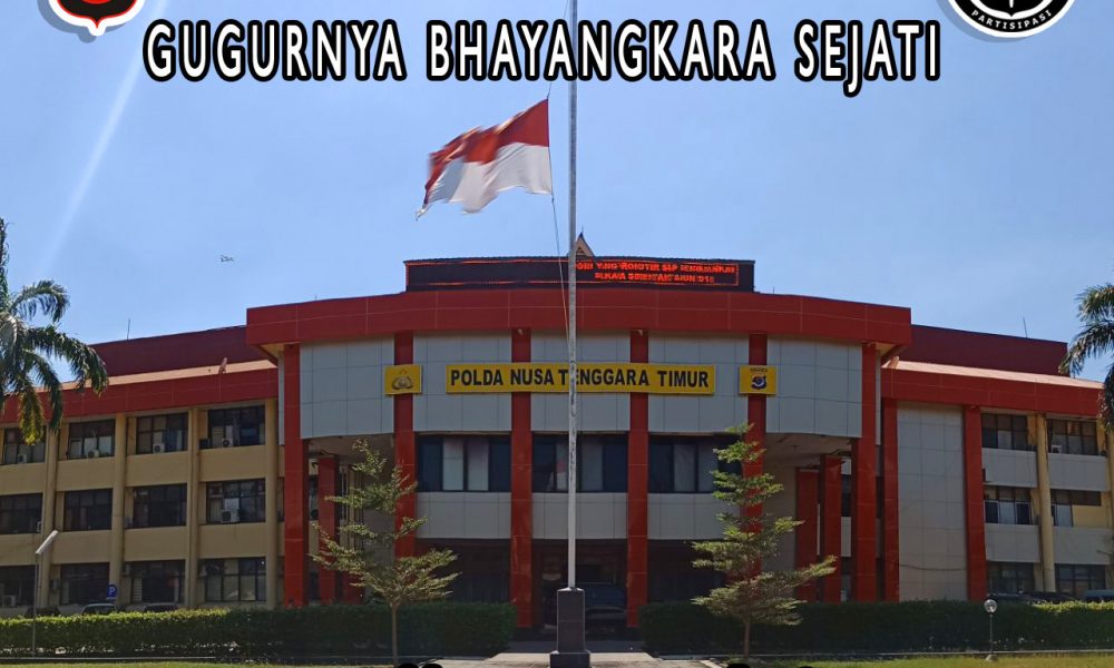 Berkabung, Polda NTT Naikan Bendera Setengah Tiang Selama 3 Hari