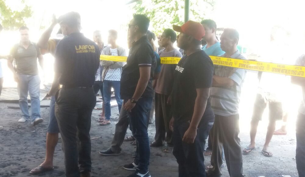 Tim Labfor Polri Periksa Kebakaran Bengkel Anugrah Motor