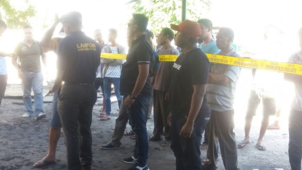 Tim Labfor Polri Periksa Kebakaran Bengkel Anugrah Motor