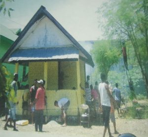 Polisi Tempati Poskam Danau Ina Lasiana