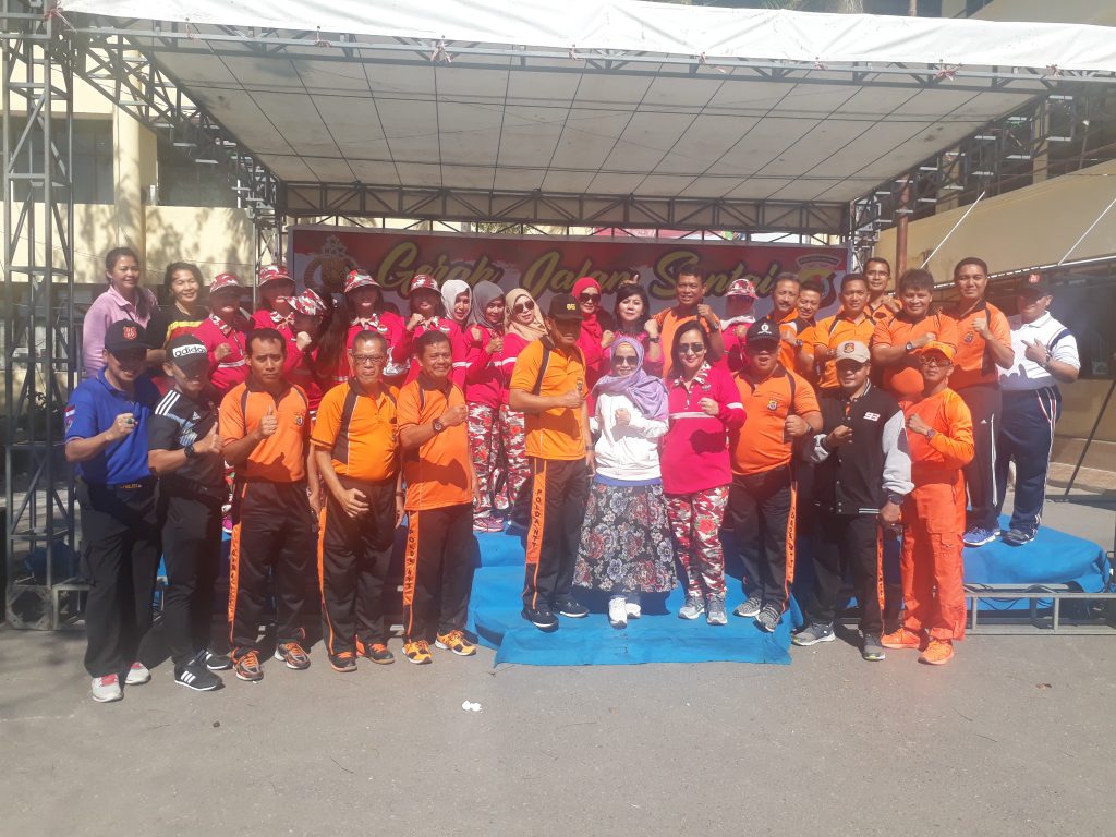 Polda Gelar Jalan Santai Libatkan Masyarakat, Hadiah Utama 9 Unit Motor