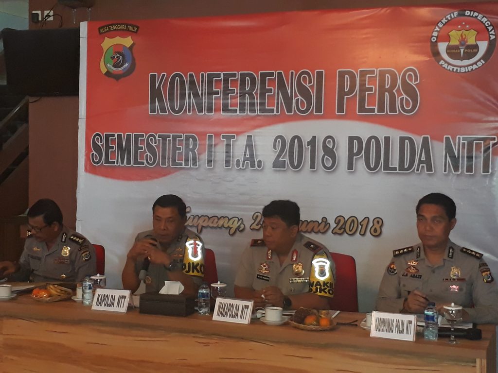 Pelanggaran Anggota Polda NTT Menurun