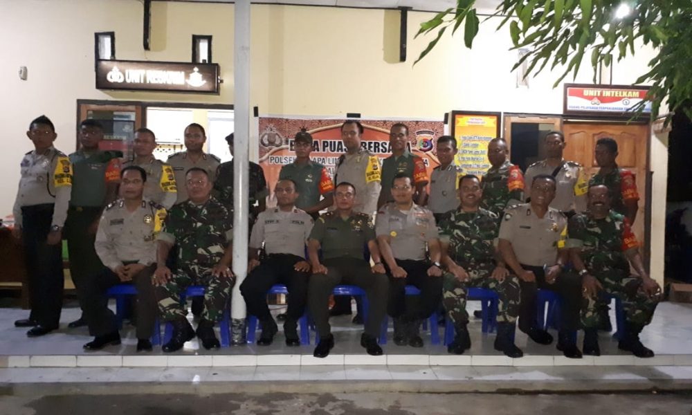Pererat Sinergitas, Polsek Kelapa Lima dan Koramil Kota Buka Puasa Bersama