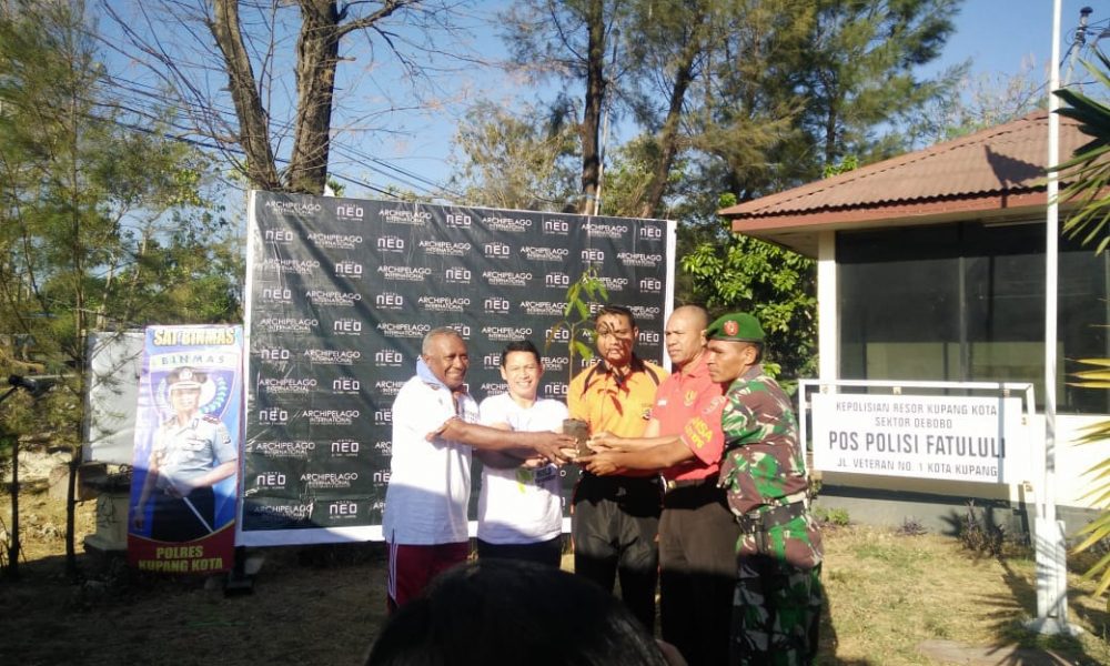HUT Bhayangkara, Polresta Tanam 50 Anakan Pohon di Fatululi