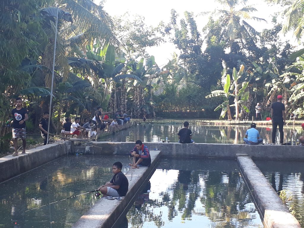 Pemancingan Saung Tani Batuplat Ramai Pengunjung