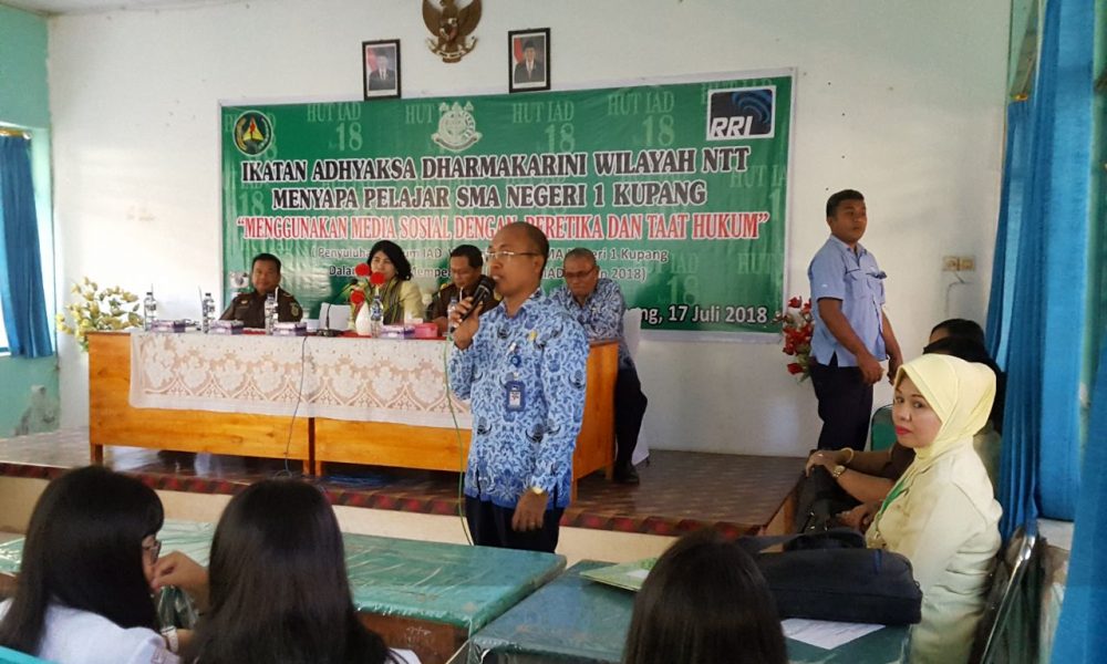 IAD Ajak Pelajar Bijak Gunakan Medsos dan Jauhi Narkoba