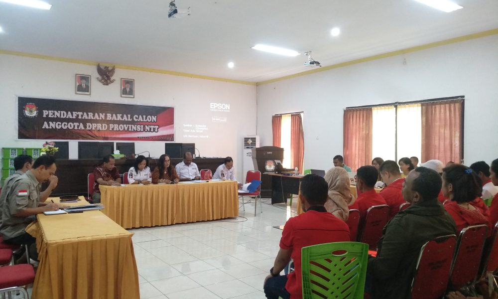PSI NTT Daftarkan Bacaleg di Hari Terakhir Penutupan 