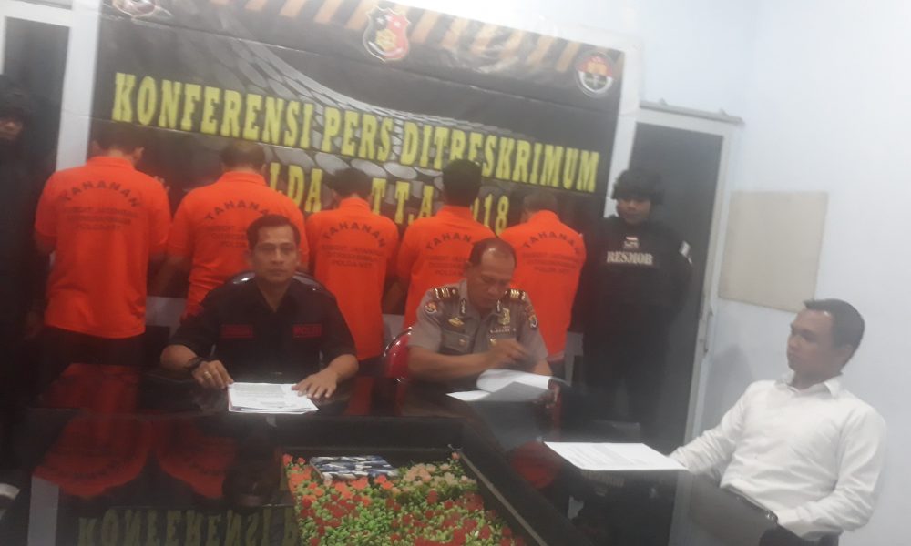 Judi BG, Digerebek, Keroyok Polisi, 5 Tersangka Ditahan
