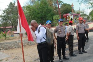 Natoni dan Cium Bendera Warnai Penerimaan Siswa SPN Kupang