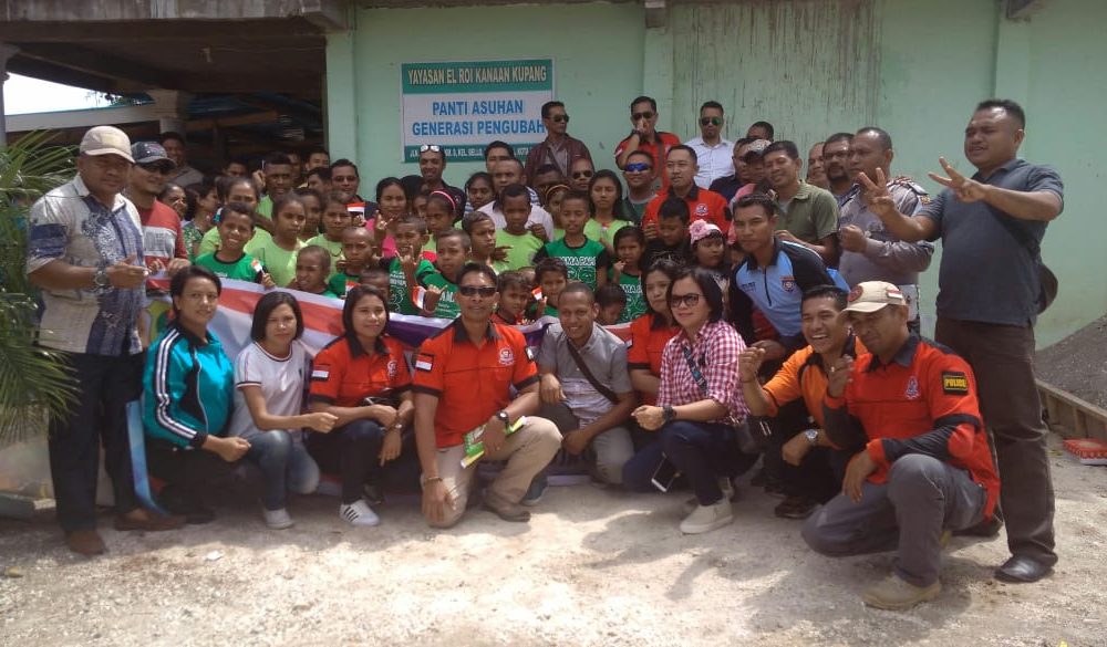 Kunjungi Panti Asuhan, Bharaduta D'Pandiga Bantu Sembako dan Peralatan Sekolah