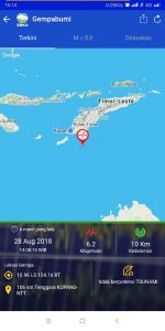 Kupang Diguncang Dua Kali Gempa Tektonik