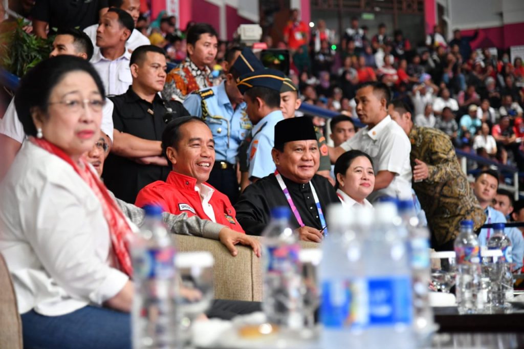 Presiden Jokowi Saksikan Langsung Pesilat Indonesia Berjaya di Asian Games