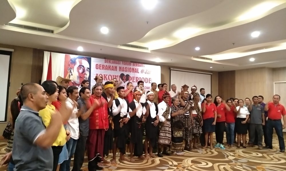 Gernas #J2P NTT Dukung Jokowi Dua Periode