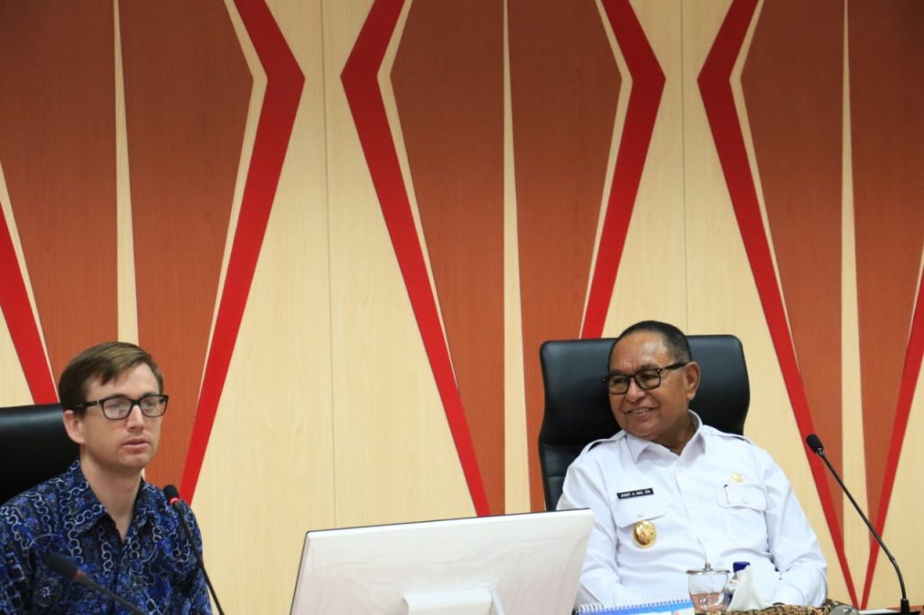 Hari Pertama Bertugas, Wagub NTT Terima Kunjungan Sekretaris Kedubes Australia