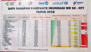 Imunisasi MR di NTT Capai 86,23 Persen
