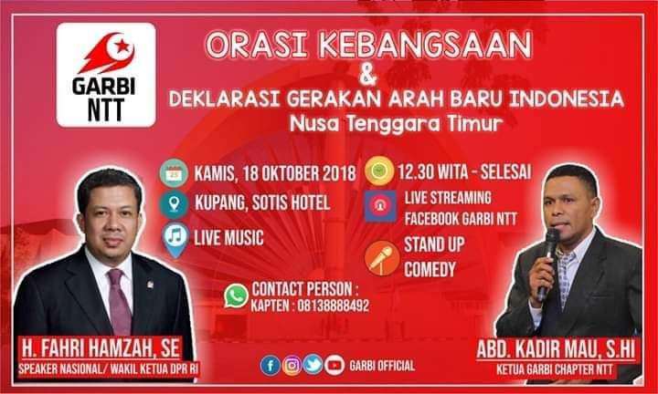 BENTARA Tolak Kehadiran Fahri Hamzah di NTT