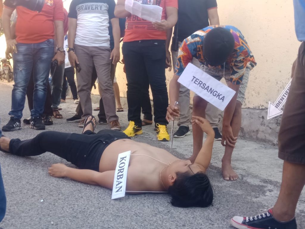 Rekonstruksi Pembunuhan Yanto Blegur, 21 Adegan Diperagakan