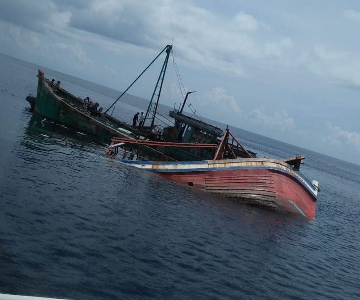 Kejari Natuna Eksekusi Kapal Ilegal Fishing