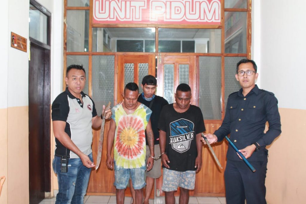Dua Pelaku Bacok Sopir Angkot di Sikumana Ditangkap Polisi