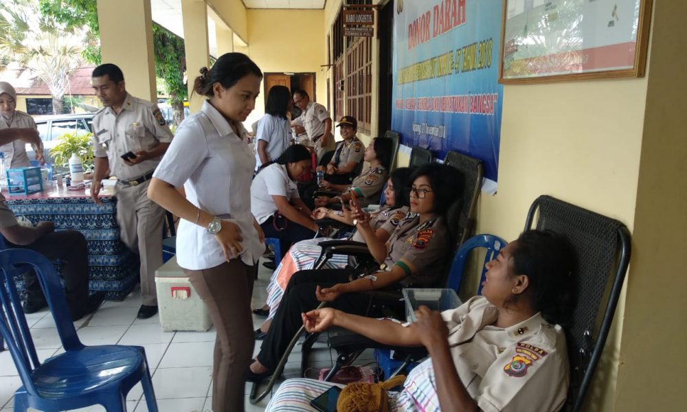 Peringati HUT Ke-47 Kopri, Polda Gelar Donor Darah