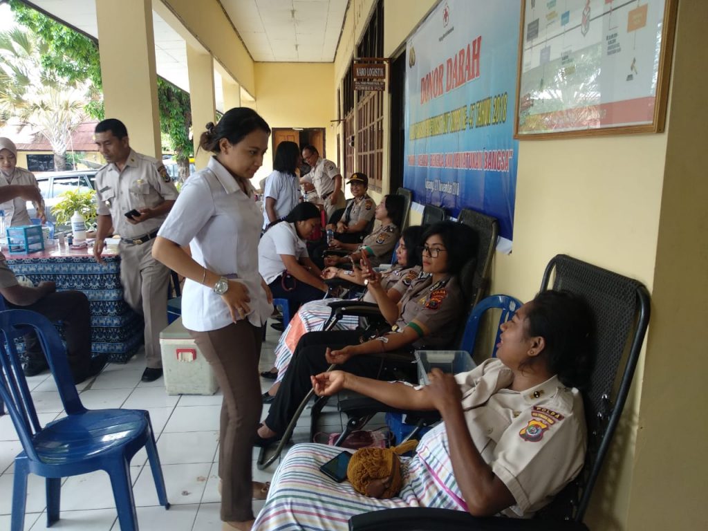 Peringati HUT Ke-47 Kopri, Polda Gelar Donor Darah