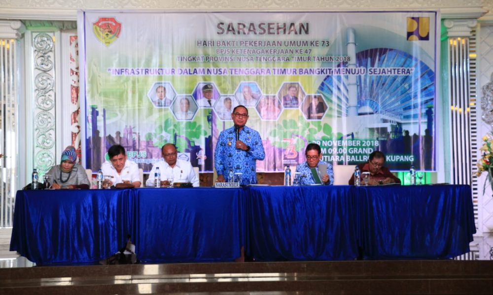 Persoalan Infrastruktur di NTT Harus Ditangani dengan Pola Kerja Baru