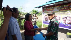 Lantamal Kupang Renovasi Rumah Purnawirawan Marinir
