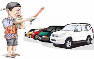 Karcis Parkir yang Sah Saat Ini di Kota Kupang Warna Biru