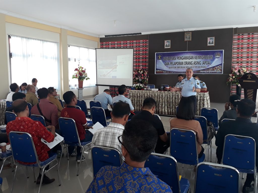 Imigrasi Kupang Sosialisasi Pengawasan Orang Asing