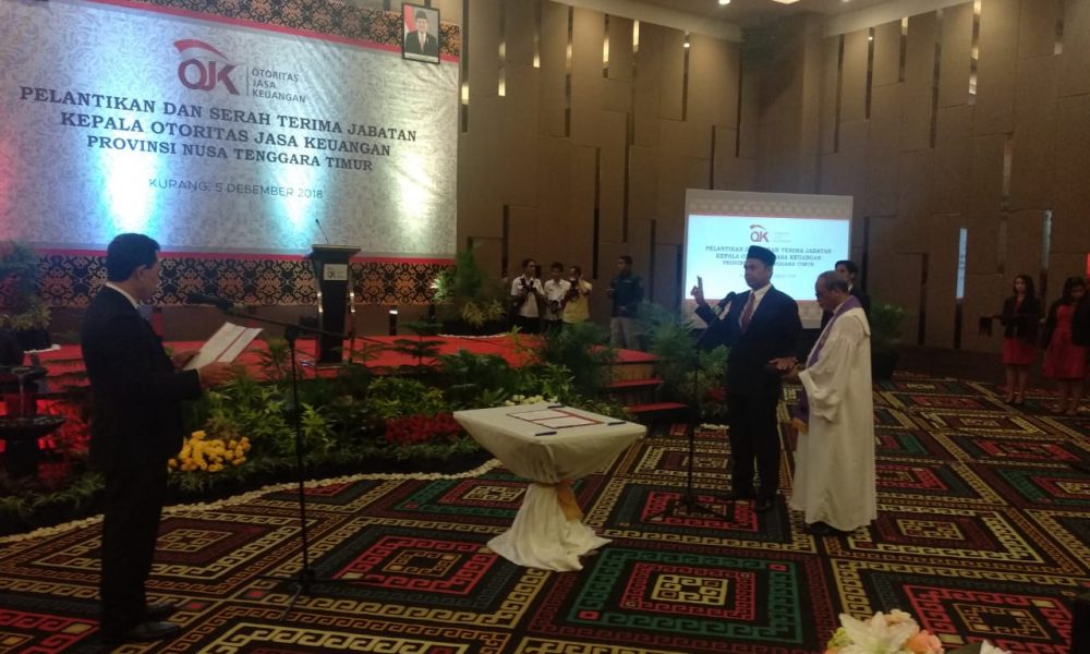 Robert Sianipar Pimpin OJK NTT, Tingkatkan Edukasi Literasi Keuangan Robert Sianipar Pimpin OJK NTT, Tingkatkan Edukasi Literasi Keuangan