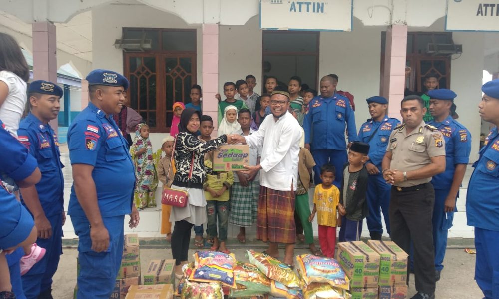 Peringati 18 Tahun Pengabdian, DTT Polairud Anjangsana ke Panti Asuhan