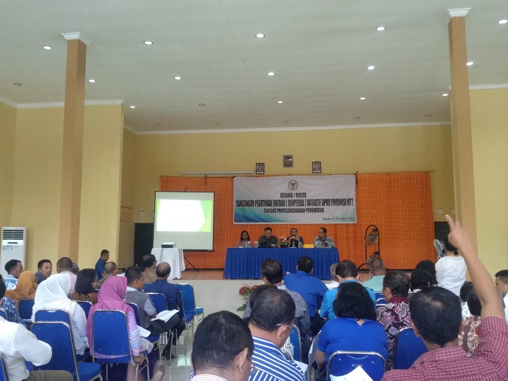 Komisi V DPRD NTT Hearing dengan Pemangku Kepentingan Bidang Pendidikan