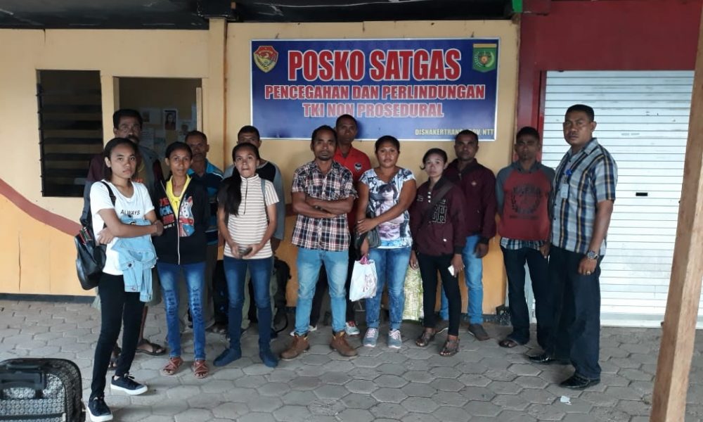 Keberangkatan 10 TKI Ilegal Lewat Bandara El Tari Digagalkan