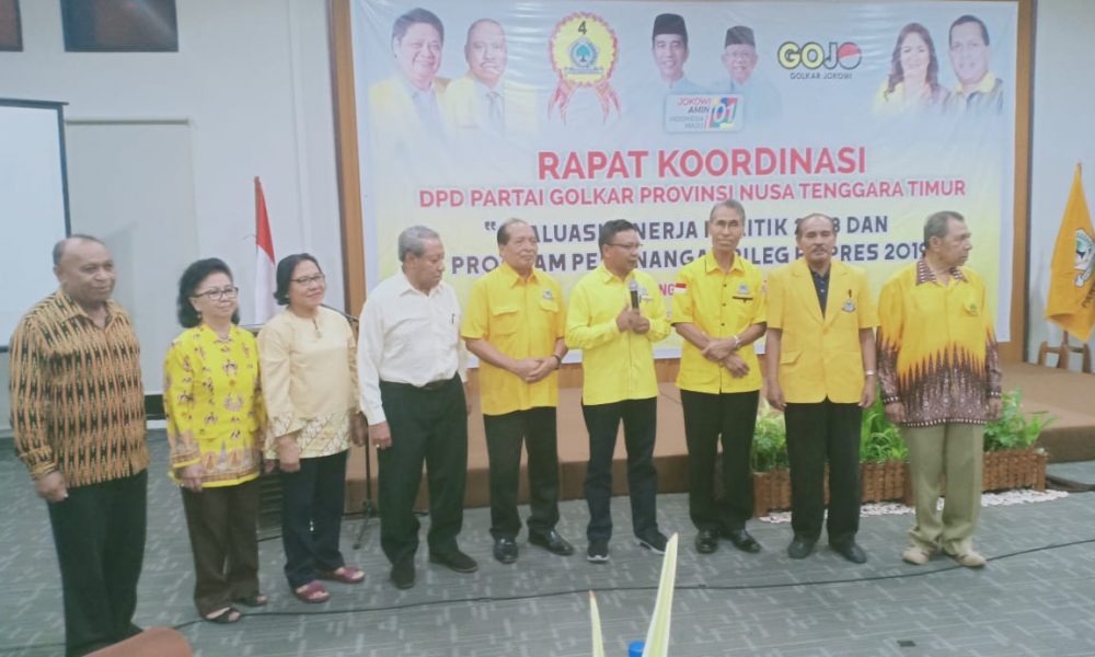 Golkar NTT Dinilai Sebagai DPD I Super Aktif Se-Indonesia