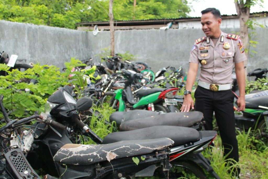 Satlantas Polres Kupang Amankan 200 Motor, Segera Diputihkan