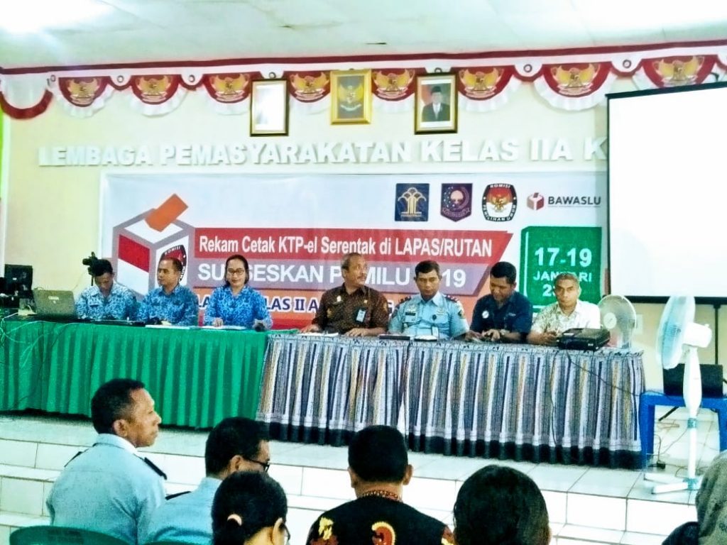 Perekaman e-KTP Serentak di Lapas dan Rutan Dimulai Hari Ini
