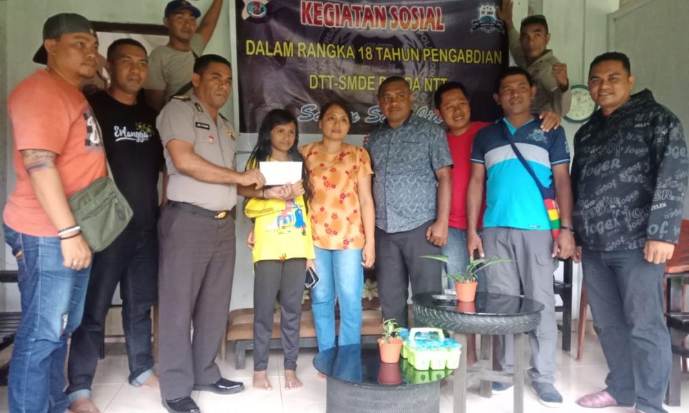 DTT-SMDE Berbagi Kasih dengan Keluarga Anggota Polri yang Sudah Meninggal