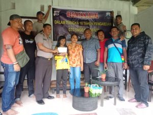 DTT-SMDE Berbagi Kasih dengan Keluarga Anggota Polri yang Sudah Meninggal