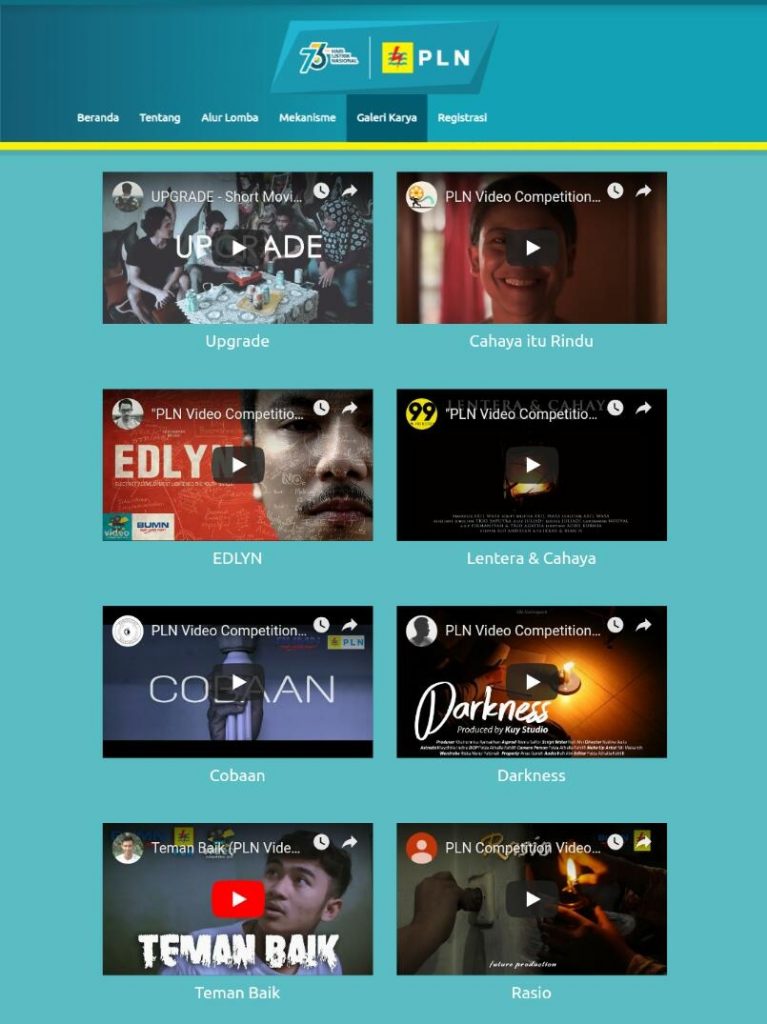 Tinggi Animo Peserta PLN Video Competition 2018