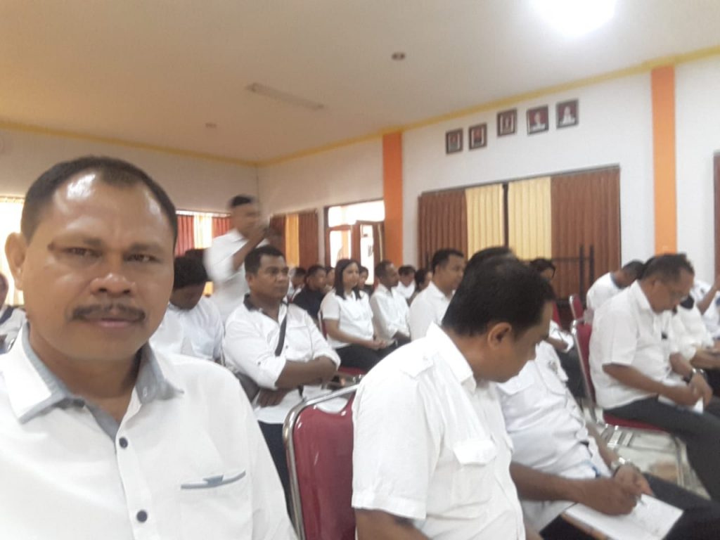 Komisioner KPU NTT Periode 2019-2024 Gelar Apel dan Rapat Perdana