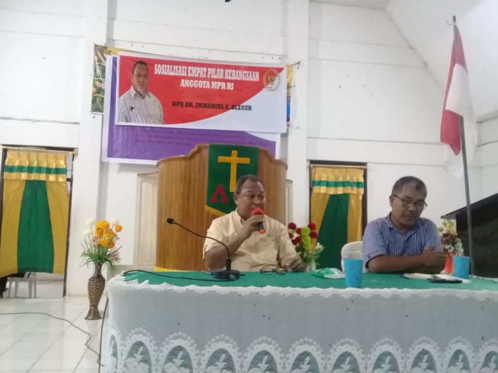 Ima Blegur Sosialisasi 4 Pilar Kebangsaan di Manulai II
