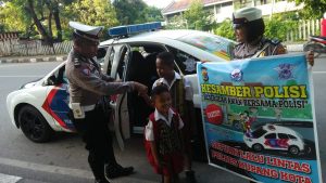 Antar Pelajar ke Sekolah, Satlantas Polres Kupang Kota Siapkan 4 Mobil