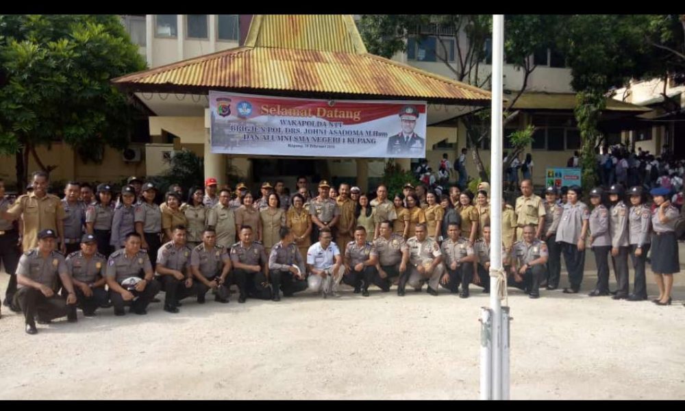 Pimpin Apel di Almamater, Wakapolda Ingatkan Siswa Tingkatkan Kedisiplinan