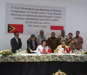 Indonesia – Timor Leste Sepakat Perkuat Kerjasama Penanganan Kesehatan di Perbatasan