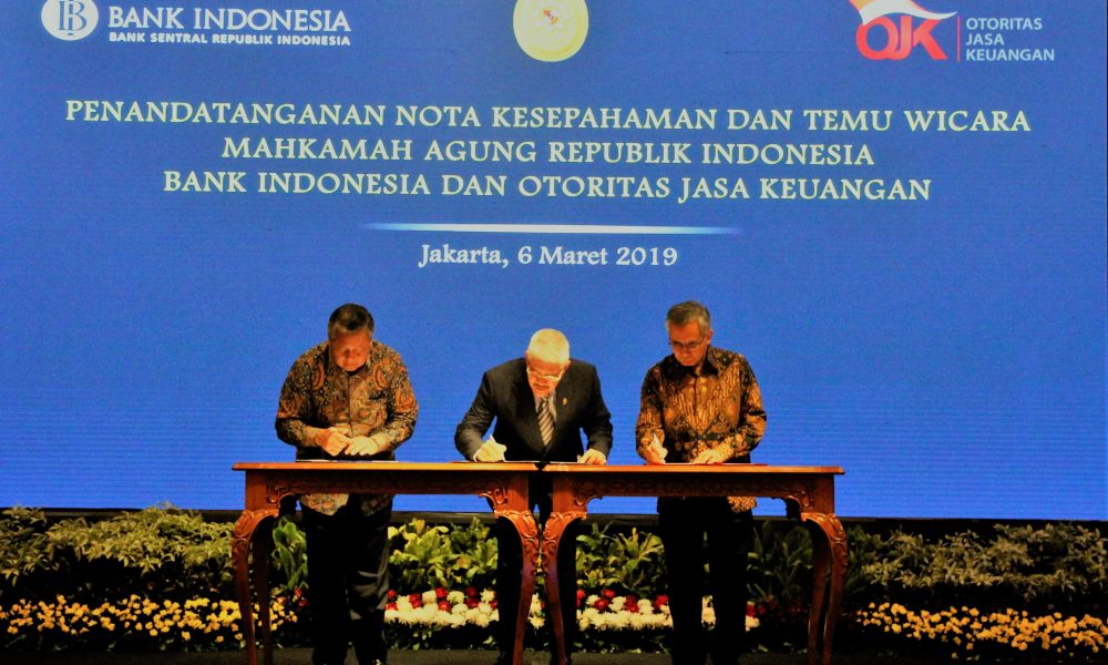 BI, MA dan OJK Perkuat Koordinasi dan Kerjasama Peningkatan Wawasan Hakim BI, MA dan OJK Perkuat Koordinasi dan Kerjasama Peningkatan Wawasan Hakim