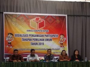 Bawaslu Kabupaten Kupang Ajak Masyarakat Awasi Tahapan Pemilu