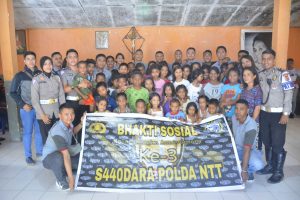 S440DARA Polda NTT Berbagi Kasih di Panti Asuhan